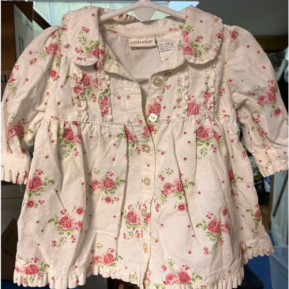 Laura Ashley Floral Baby Dress 3 month